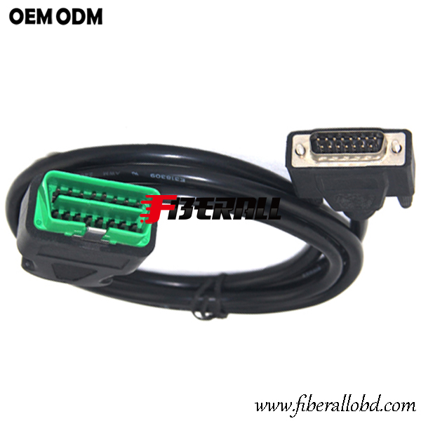 DB9P Male To OBD2 Автоматический диагностический кабель OBD